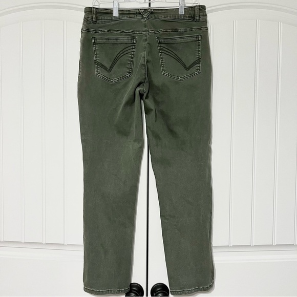 Democracy Flexellent Green Denim Jeans Size 8 - Picture 6 of 6